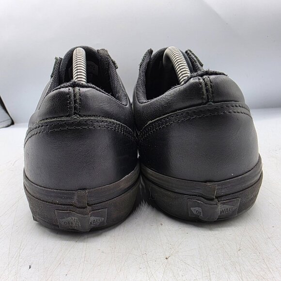 Vans Old Skool Classic Tumble Mens 10 Triple Black Mono Shoes Vansguard Protect - Picture 4 of 14